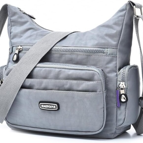 Handbags - Women's Nylon Crossbody Bag RFID Multi-Pocket Waterproof Shoulder Purse